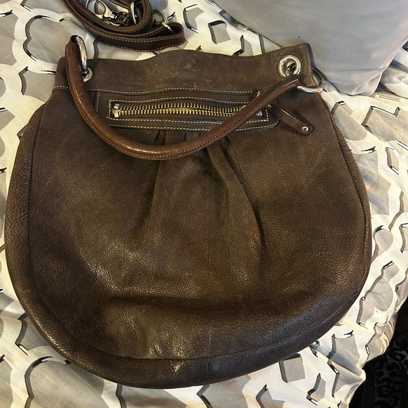 VGUC Roots Olivia brown leather bag - Picture 1 of 4